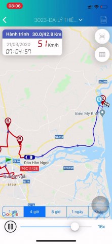 Vận chuyển nước ngọt giải cơn khát cho rừng dừa tại khu du lịch biển Mỹ Khê - Quảng Ngãi.