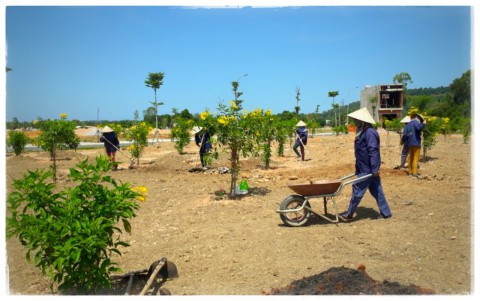 Công trường mồ hôi rơi - Thịnh Nam Trung