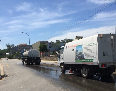 DỰ ÁN: TƯỚI BỤI TUYẾN ĐƯỜNG HOÀNG SA - TP QUẢNG NGÃI