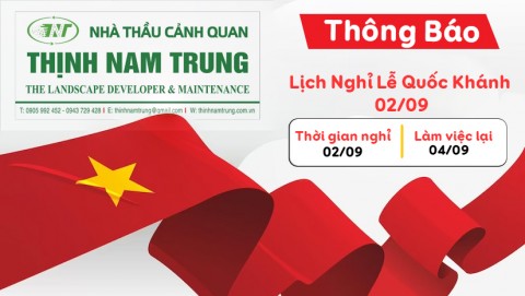 Thông Báo Lịch Nghỉ Lễ Quốc Khánh 02/09