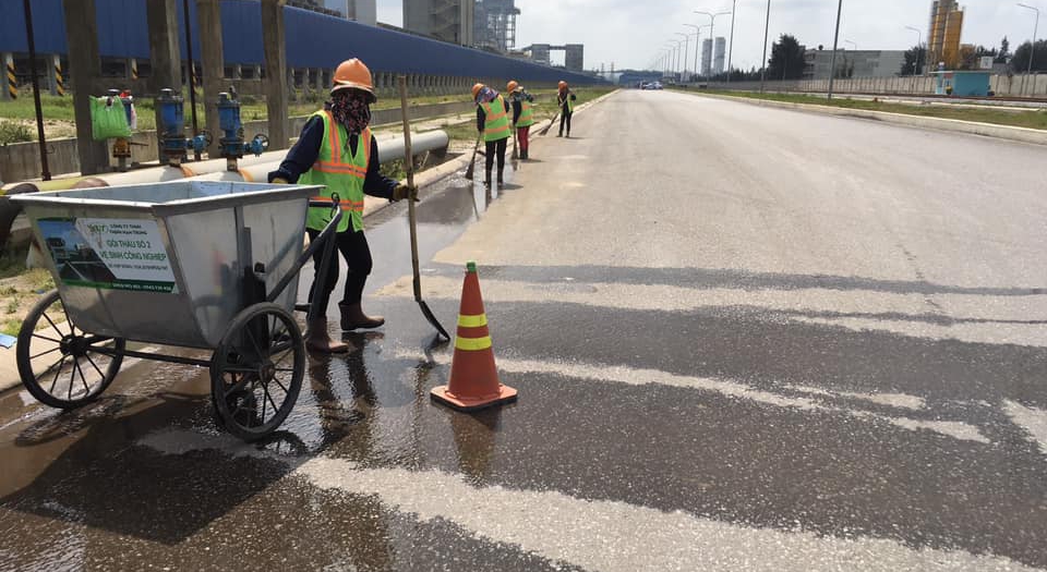 Thịnh Nam Trung tại Gang Thép Hoà Phát Dung Quất