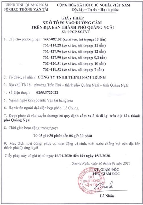 Công ty TNHH Thịnh Nam Trung