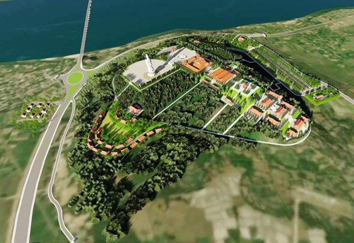 KHU DU LỊCH TÂM LINH ĐẦU TIÊN Ở TP QUẢNG NGÃI: “CHÙA MINH ĐỨC VÀ KHU VĂN HÓA THIÊN MÃ” nằm bên dòng sông Trà, nhìn về phía cầu Cửa Đại!