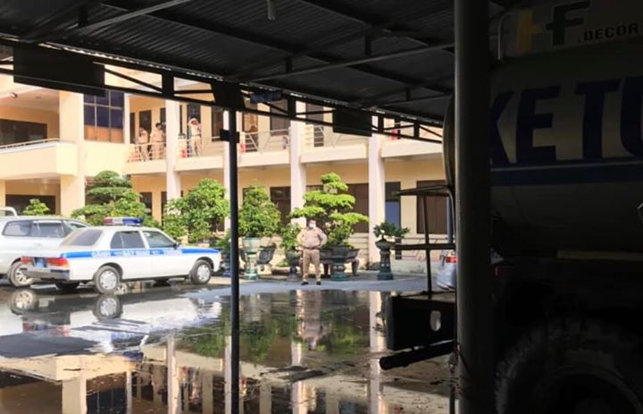 TỔNG VỆ SINH GARA XE CHUYÊN DỤNG PHÒNG CSGT TỈNH QUẢNG NGÃI!