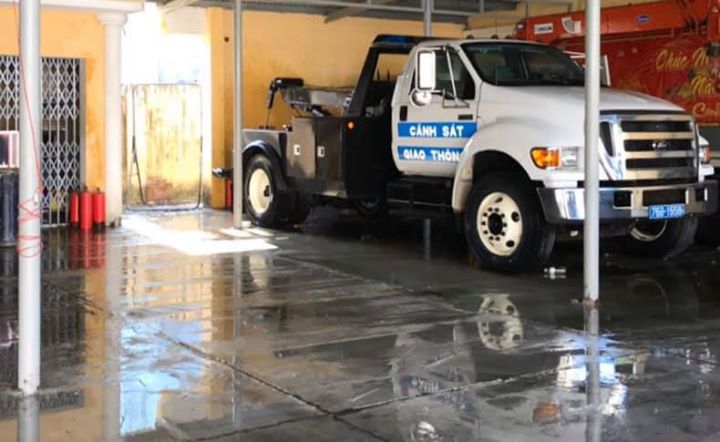 TỔNG VỆ SINH GARA XE CHUYÊN DỤNG PHÒNG CSGT TỈNH QUẢNG NGÃI!