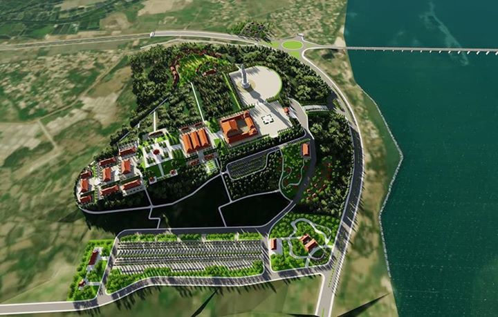 KHU DU LỊCH TÂM LINH ĐẦU TIÊN Ở TP QUẢNG NGÃI: “CHÙA MINH ĐỨC VÀ KHU VĂN HÓA THIÊN MÃ” nằm bên dòng sông Trà, nhìn về phía cầu Cửa Đại!