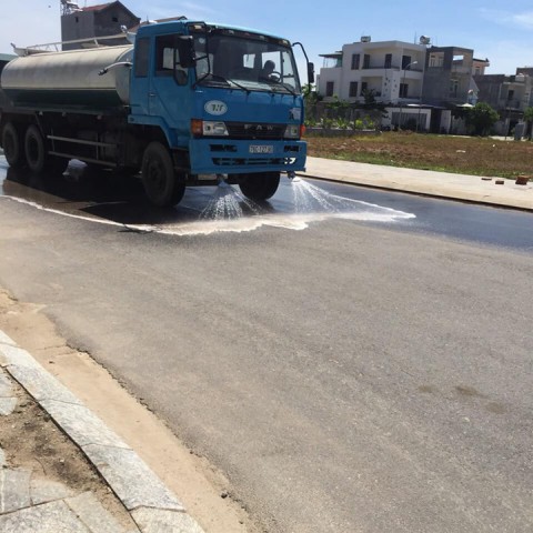 Vệ sinh toàn dự án Khu Dân Cư Sơn Tịnh