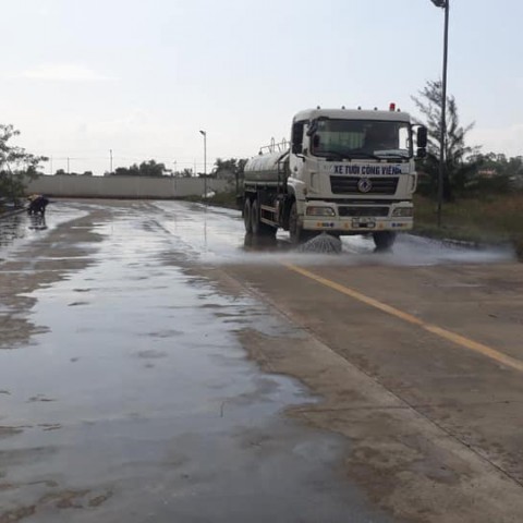 Vệ sinh môi trường tại công ty URC Central